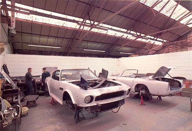  Aston Martin history production body Aston Martin V8 